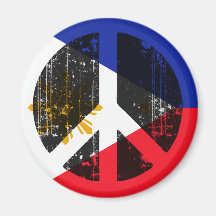 Paz en Filipinas Imán De Nevera