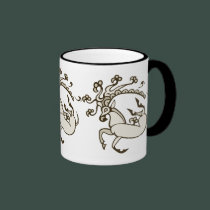 Pazyryk Deer Mug mugs
