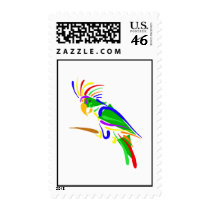 Pazzie Parrot postage by BisforBirds Pazzie Parrot postage