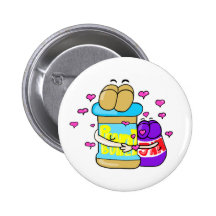 Pb&j Bestfreinds graphic Pinback Button