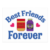 PB&J BFF POST CARD