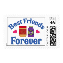 PB&J BFF POSTAGE STAMP