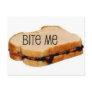PB&J "BITE ME" SANDWICH PRINT POSTCARD