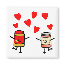 "PB&J Love" Magnet by Mrsphillips "PB&J Love" Magnet