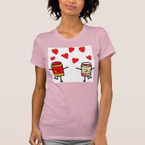 "PB&J Love" Pink Tee t-shirts