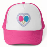 PB Ping Pong Paddle Heart hats