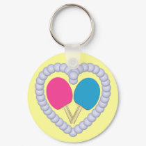 PB Ping Pong Paddle Heart
