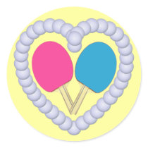 PB Ping Pong Paddle Heart
