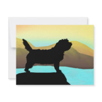 PBGV Dog By The Sea invitations