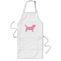 PBGV Dog (pink) Apron