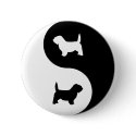 PBGV Ying Yang buttons by dogwiregifts PBGV Ying Yang buttons