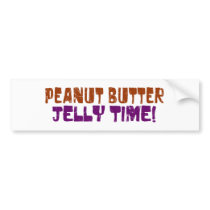 Pbj Time Bumper Stickers