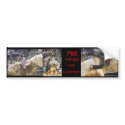 PBR wimps not ALLOWED! Bumper Sticker bumper stickers by SweetRascal PBR wimps not ALLOWED! Bumper Sticker bumper stickers