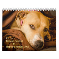 PBRC's Happy Endings Pit Bull Calendar 2014