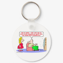 PBS never have commercials keychains