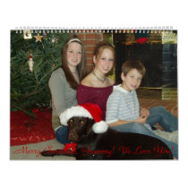 PC090017, Merry Christmas, Grammy!  We Love You! Wall Calendar