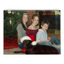 PC090017, Merry Christmas, Grammy!  We Love You! Wall Calendar