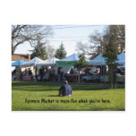 PC: Farmers Market is More Fun When You're Here postcards