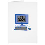 PC Game Junkie Greeting Cards