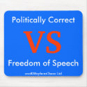 PC VS Free Speech mousepads