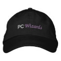 PC Wizards hat embroidered hats