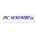 PC Wizards Sticker bumper stickers