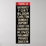 PCC Streetcar Rollsign (IKEA Frame Sized) Posters