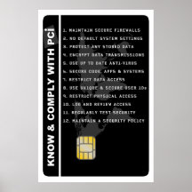 PCI Security Awareness Poster