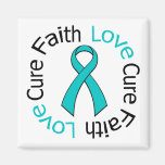 PCOS Faith Love Cure Refrigerator Magnets