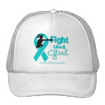 PCOS Fight Like A Girl  Knock Out hats