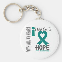 PCOS I Hold On To Hope Key Chains