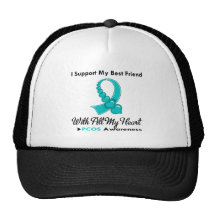 PCOS I Support My Best Friend Mesh Hat
