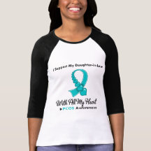 PCOS I Support My Daughter-in-Law Tee Shirts