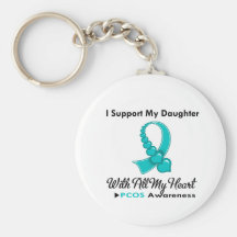 PCOS I Support My Daughter Key Chains