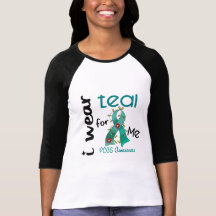 PCOS I Wear Teal For ME 43 Tees