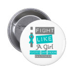 PCOS Label Logo I Fight Like A Girl buttons