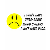PCOS Mood Swings Novelty Ladies Shirt