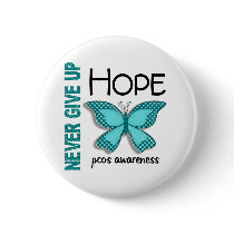 PCOS Never Give Up Hope Butterfly 4.1 Pins