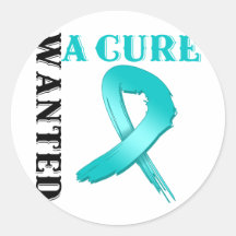 PCOS WANTED A CURE STICKERS