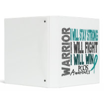 PCOS Warrior binders by awarenessgifts PCOS Warrior binders