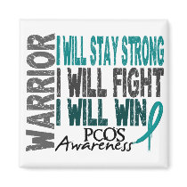 PCOS Warrior Magnets