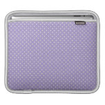 pd18 PERIWINKLE LILAC WHITE POLKADOTS POLKA DOT PA Sleeve For iPads