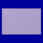pd18 PERIWINKLE LILAC WHITE POLKADOTS POLKA DOT PA yard signs