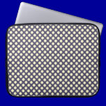 pd23-purplewhite PURPLE WHITE POLKADOTS POLKA DOTS laptop sleeves