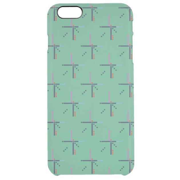 PDX Airport Carpet Uncommon Clearlyâ„¢ Deflector iPhone 6 Plus Case