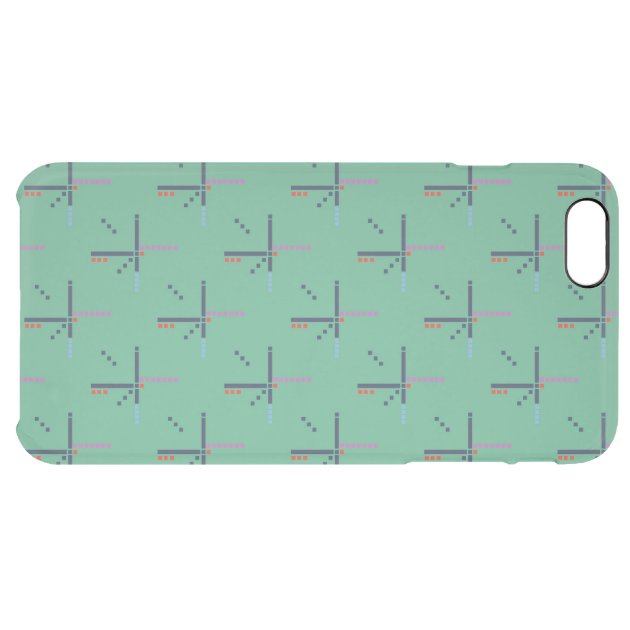 PDX Airport Carpet Uncommon Clearlyâ„¢ Deflector iPhone 6 Plus Case-5