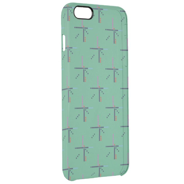PDX Airport Carpet Uncommon Clearlyâ„¢ Deflector iPhone 6 Plus Case