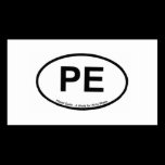 PE Planet Earth Business Cards business cards
