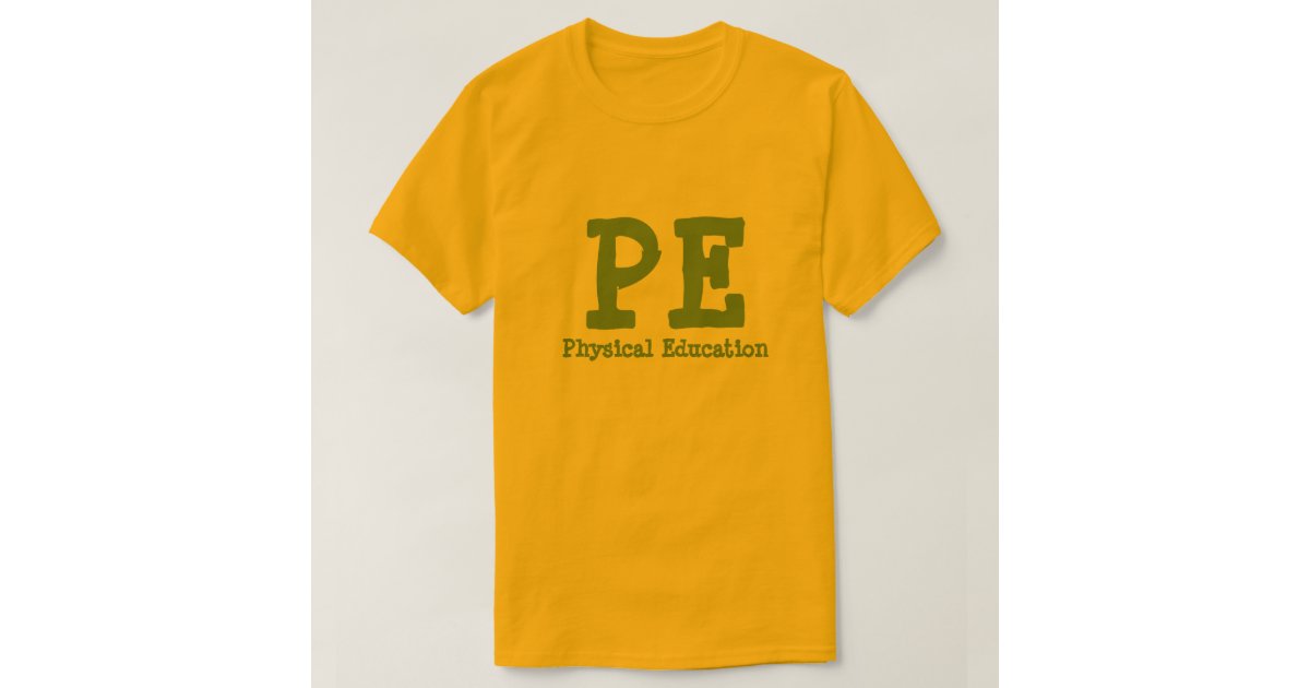 green pe shirt