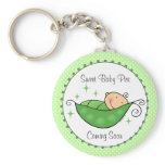 Pea In My Pod Personalized Keychain